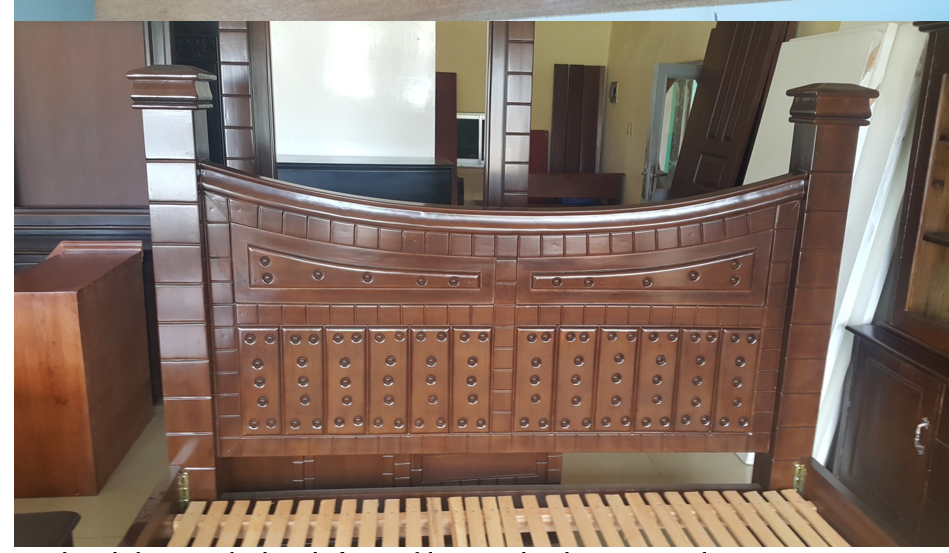 Comfortable Wooden Bed